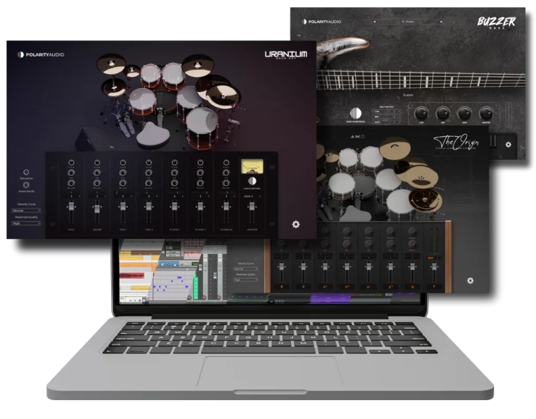 polarity audio indonesia banner ilustration