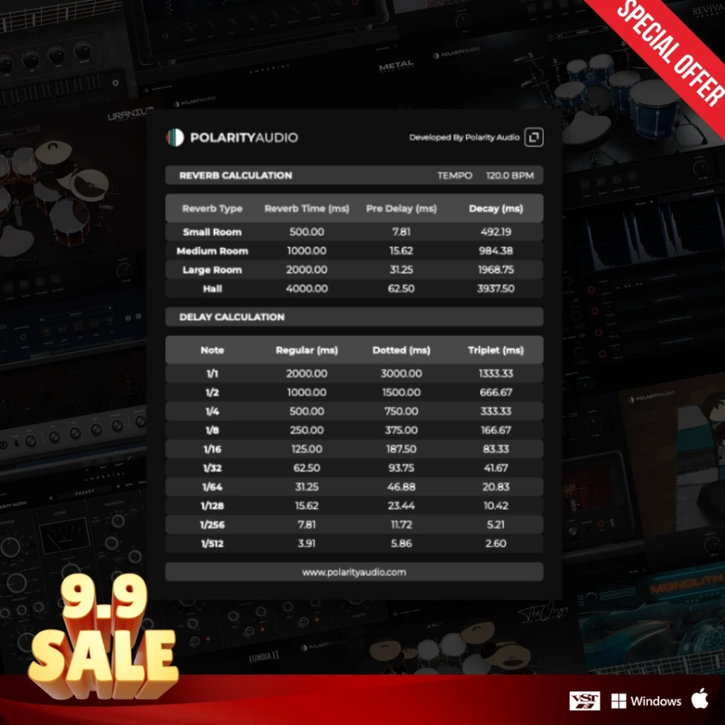 Pre Delay Calculator