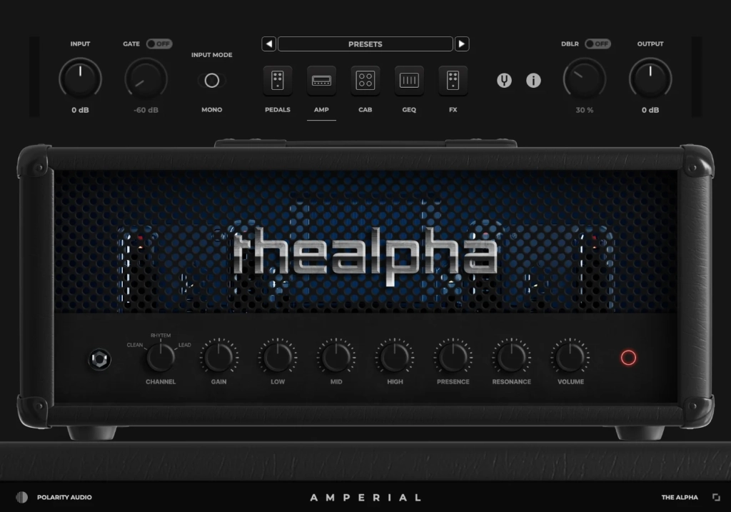 The Alpha 1 - AMP